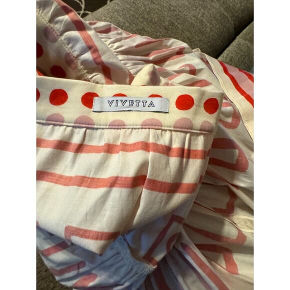 Red and White Mini Skirt - Picture 5 of 8